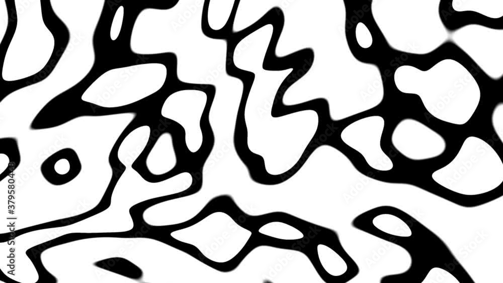 Poster peaks of wave pattern mask combining movement fluid