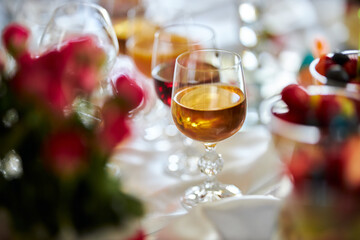 glasses of champagne