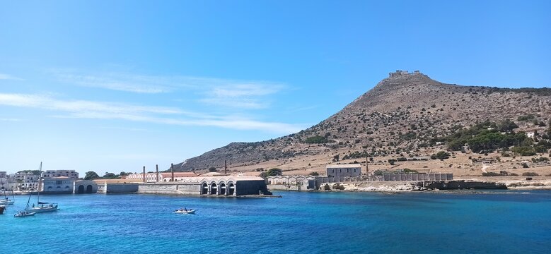 tonnara in favignana. sicily, italy