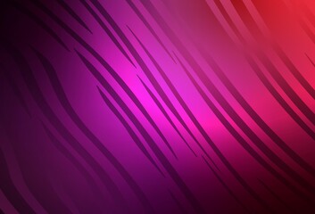 Dark Purple, Pink vector abstract blurred background.