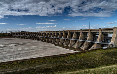 Garrison Dam near Bismarck North Dakota is a earth fill embankment dam built by US Army Corp of...