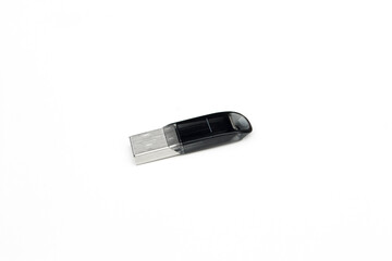 Flash drive on a white background.