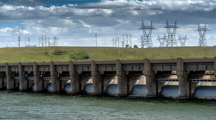 Garrison Dam near Bismarck North Dakota is a earth fill embankment dam built by US Army Corp of Engineers between 1947-1953. and is the 5th largest earth embankment dam ever built.