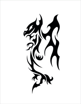 chinese dragon nine of the big collection ethnic tattoo symbol sticker