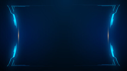 abstract frame tech innovation gamer design concept background eps 10 vector © pixtumz88