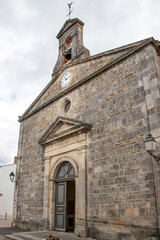 Ile d'Oléron. Saint-Trajan-les-Bains. Eglise. Charente-Maritime. Nouvelle-Aquitaine	