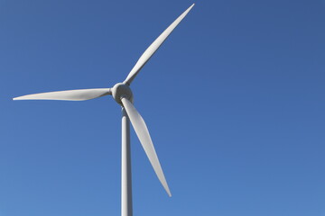 Close up of a windmill for electric power production