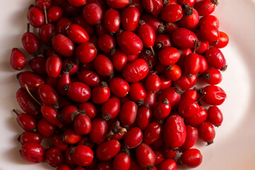 Rosehip tea is rich in vitamins and is used as a restorative