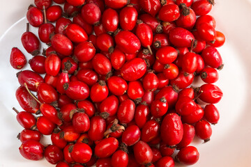 Rosehip tea is rich in vitamins and is used as a restorative