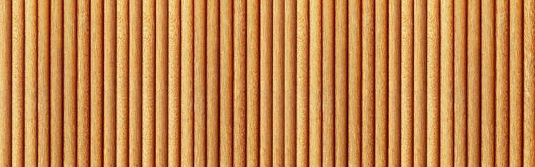 Panorama of Brown wooden window shutters patternand seamless background