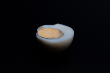 traditional healthy italian food. Tasty and fresh brown chicken eggs, raw and cooked, with their yellow yolk and egg white. Protein breakfast. Natural healthy food and organic farming concept.