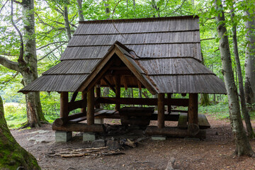 tourist cottage, shelter in Bieszczady mountains, Poloniny mountains