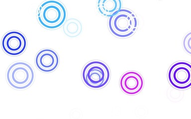 Light Blue, Red vector pattern with spheres.