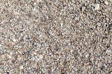 Background and texture of sand close up. Sea coast