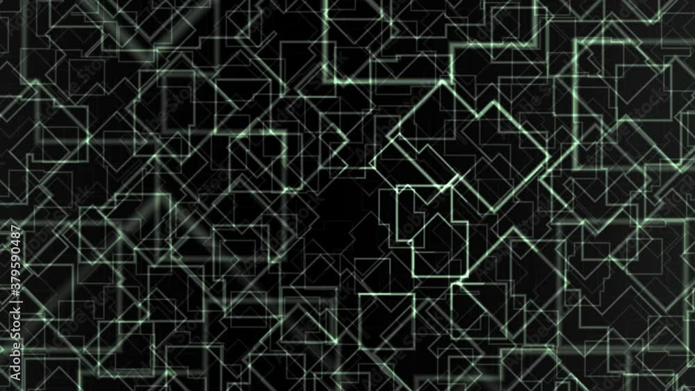 Poster lines squares high tech abstract mask blocks boxes