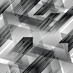 Seamless pattern with speed lines.Triangles
 unusual poster Design .repeating , diagonal, slanting, oblique Black Vector stripes .Geometric shape. Endless texture