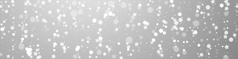 Magic stars sparse Christmas background. Subtle fl