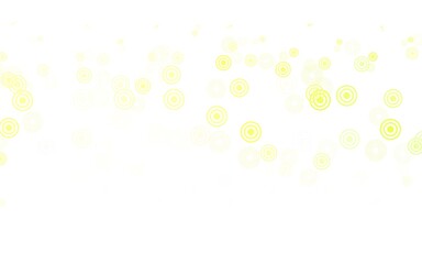 Light Green, Yellow vector layout with circle shapes.