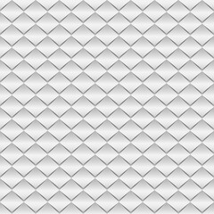 Abstract white paper geometric rhombus seamless pattern background. Vector illustration eps10