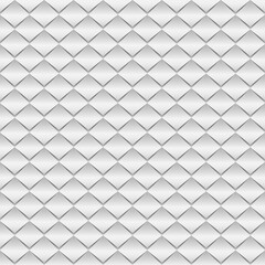 Abstract white paper geometric rhombus seamless pattern background. Vector illustration eps10