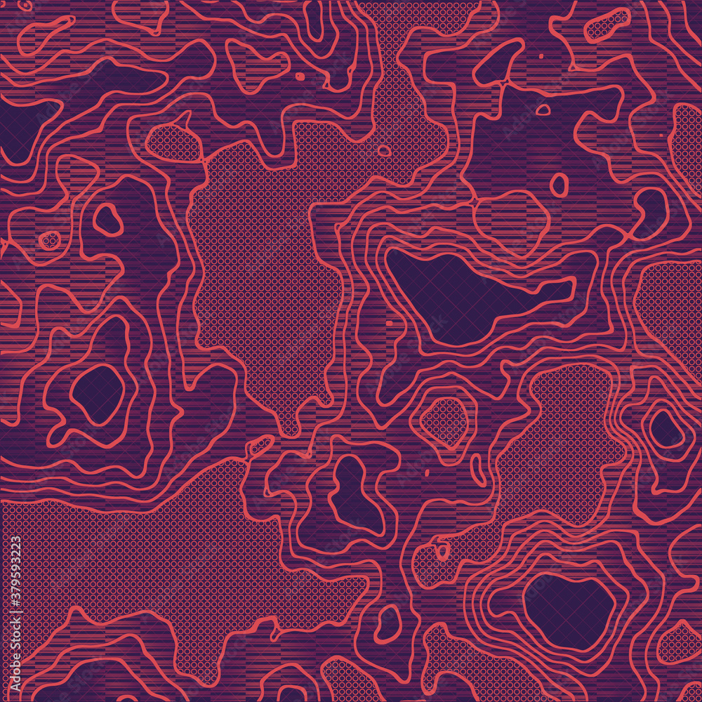Aufkleber abstract 3d rendering colored background futuristic concept colored wavy surface