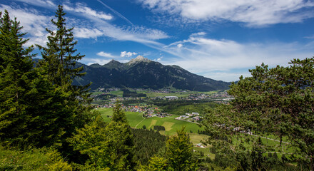 Fototapeta na wymiar mountain landscape in bavaria