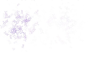 Light Purple vector template with artificial intelligence structure.