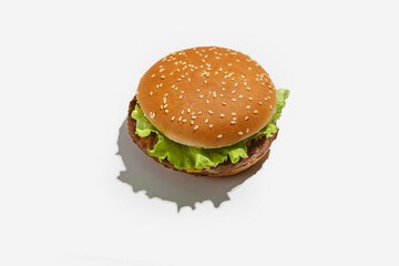 Delicious and quick lunch with fast food or home delivery for client during coronavirus pandemic....