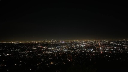 Naklejka premium fireworks in the city