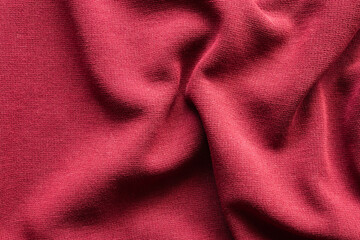 Red clothing fabric texture pattern background