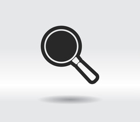 Search icon, vector illustration. Flat design style