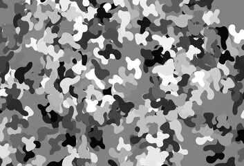 Light Gray vector template with chaotic shapes.