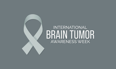 Vector illustration on the theme of International Brain Tumor awareness week observed each year during October across the globe