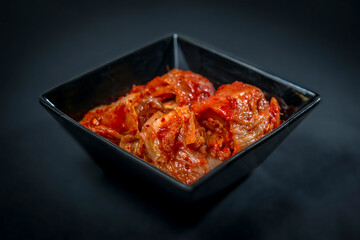 Kimchi Korean Fermented Cabbage With Red Pepper