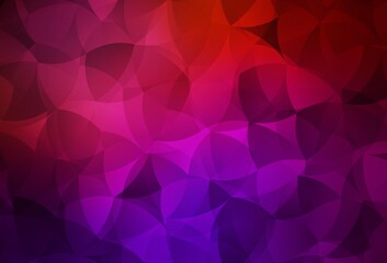 Obraz premium Dark Pink, Yellow vector shining triangular background.