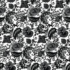 Floral seamless pattern vector design