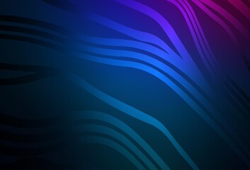 Dark Pink, Blue vector texture with wry lines.