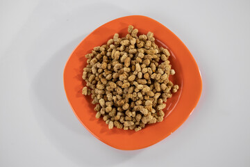 healthy mulberry on white background