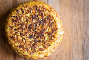 Spanish tortilla, Spanish omelette tortilla de patata.