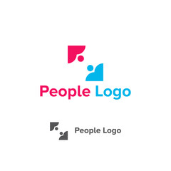 Illustration Vector Graphic of People Logo