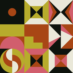 Swiss Design Abstract Geometric Pattern Graphics