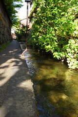 .......日本の郡上八幡の生活用水路