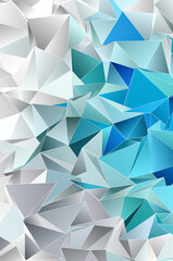 3d Triangles, abstract  background. Design wallpaper.