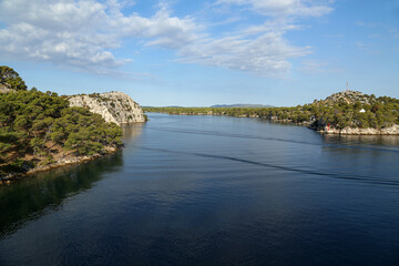 Channel of St. Anthony near Sibenik, Croatia