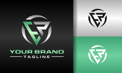 strong letter EP logo