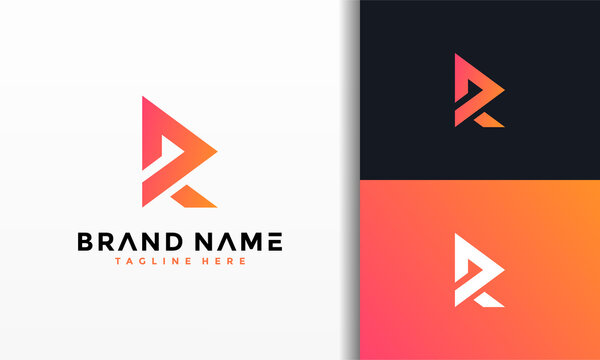 simple initials R logo