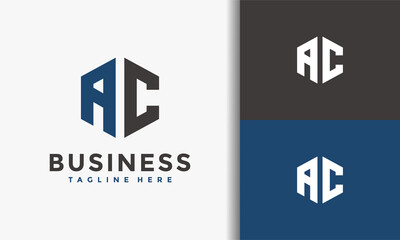 monogram lettering AC logo
