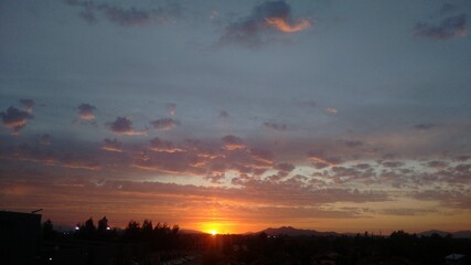 atardecer, la florida chile