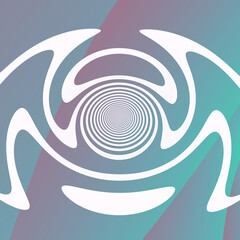 Abstract symmetrical pattern. Banner, button, symbol, icon for web design