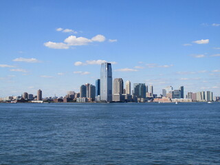 Fototapeta na wymiar new york city buildings skyline